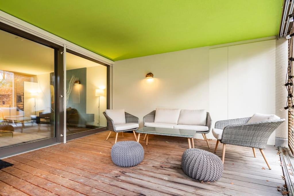 Luxus Wohnung Mit Garten Zurych Zewnętrze zdjęcie
